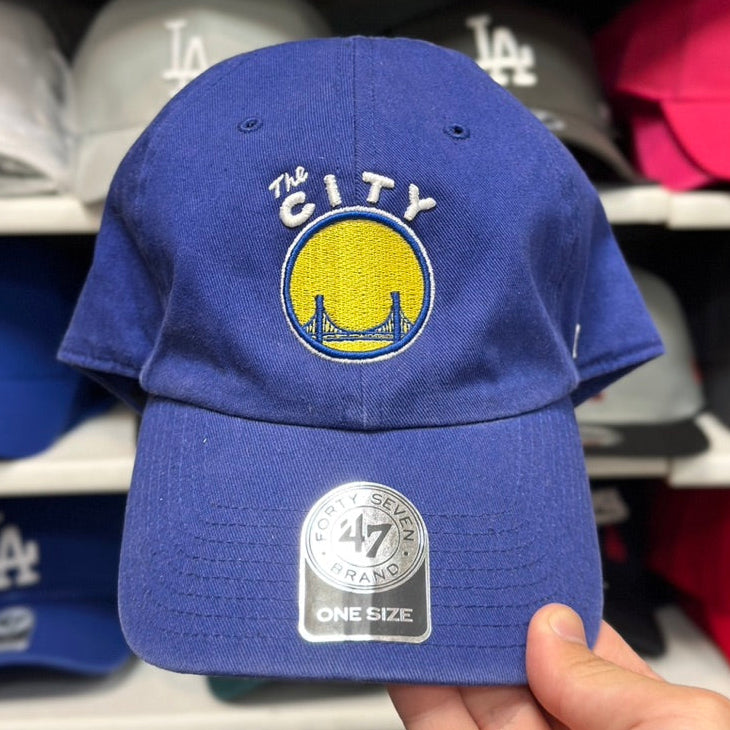 Golden State Warriors Dad Cap '47 Brand Blue