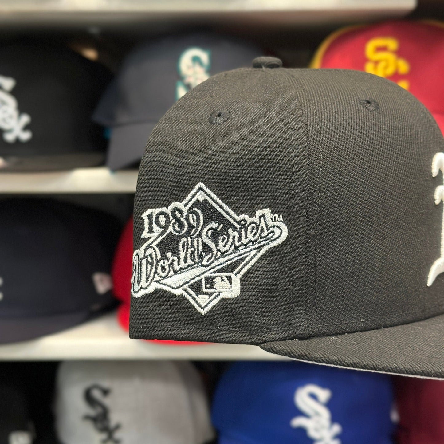Oakland Athletics MLB World Series Patch | New Era 59FIFTY Fitted Cap | Black