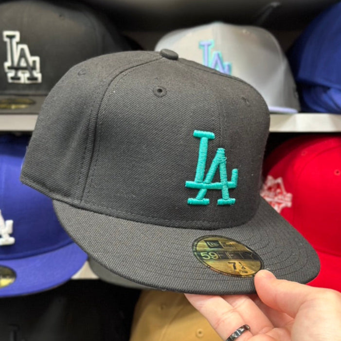LA Dodgers MLB Vintage | New Era 59FIFTY Fitted | Black/Teal