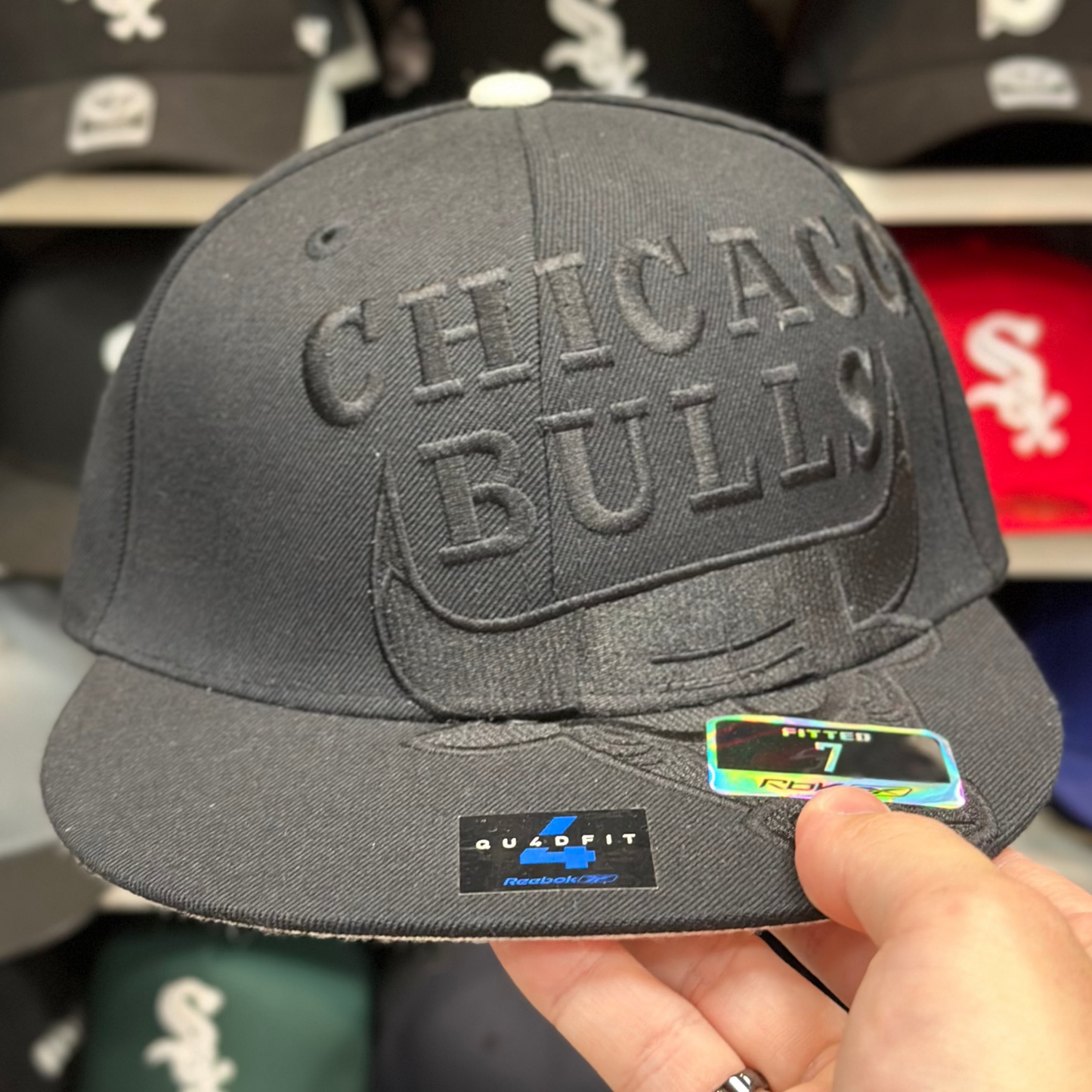 Chicago Bulls Reebok Snapback Hat | Black