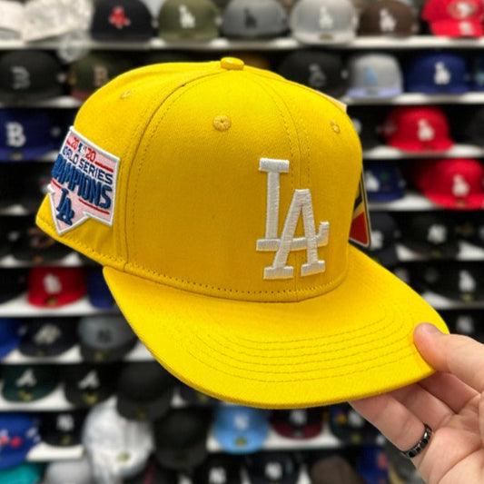 Los Angeles Dodgers 'World Series' Pro Standard Snapback Yellow