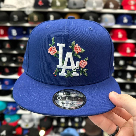 New Era Los Angeles Dodgers 'Bloom Roses' Blue 9FIFTY Snapback