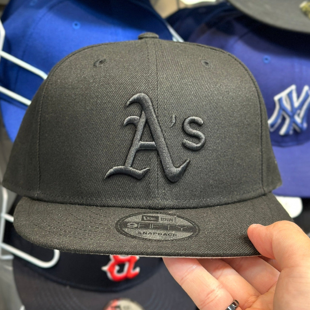 New Era Oakland Athletics Black/Black 9FIFTY Snapback