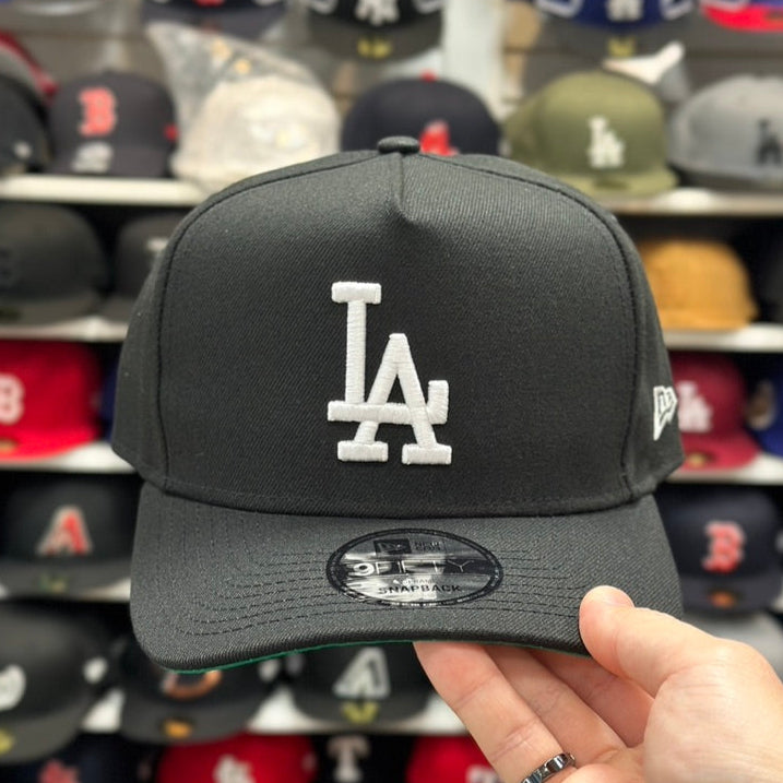 LA Dodgers MLB A-Frame Cap | New Era 9FIFTY Adjustable Snapback | Black
