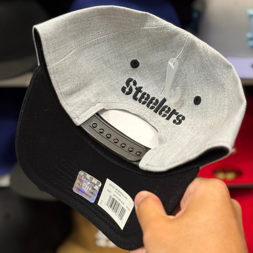 Youth Pittsburgh Steelers Officially Licensed Snapback | Two Tone