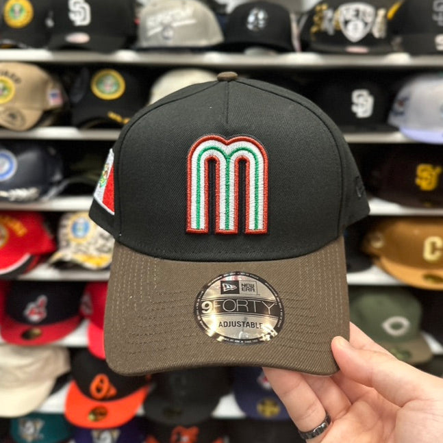 Mexico WBC World Baseball Classic | New Era 9FIFTY A-Frame Snapback | Black/Brown