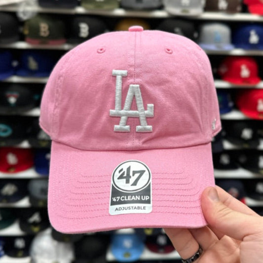 LA Dodgers MLB Dad Cap '47 Brand Clean Up Adjustable Curve Hat Color Options