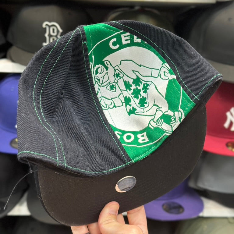 Boston Celtics NBA Fitted Hat | Vintage Reebok | Black | Size 7