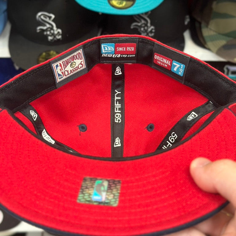 Chicago Bulls Vintage Suede Fitted | New Era 59FIFTY Sized Hat | 7 & 7 1/2