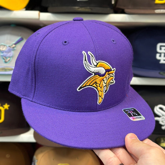 Minnesota Vikings Reebok Fitted Hat Purple