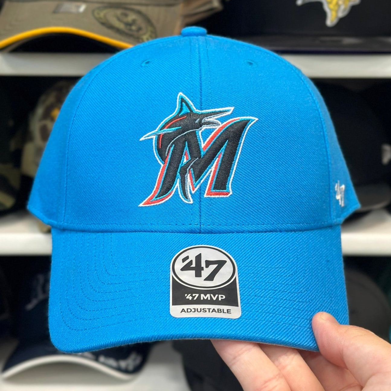 Miami Marlins Ball Cap '47 Brand Color Options