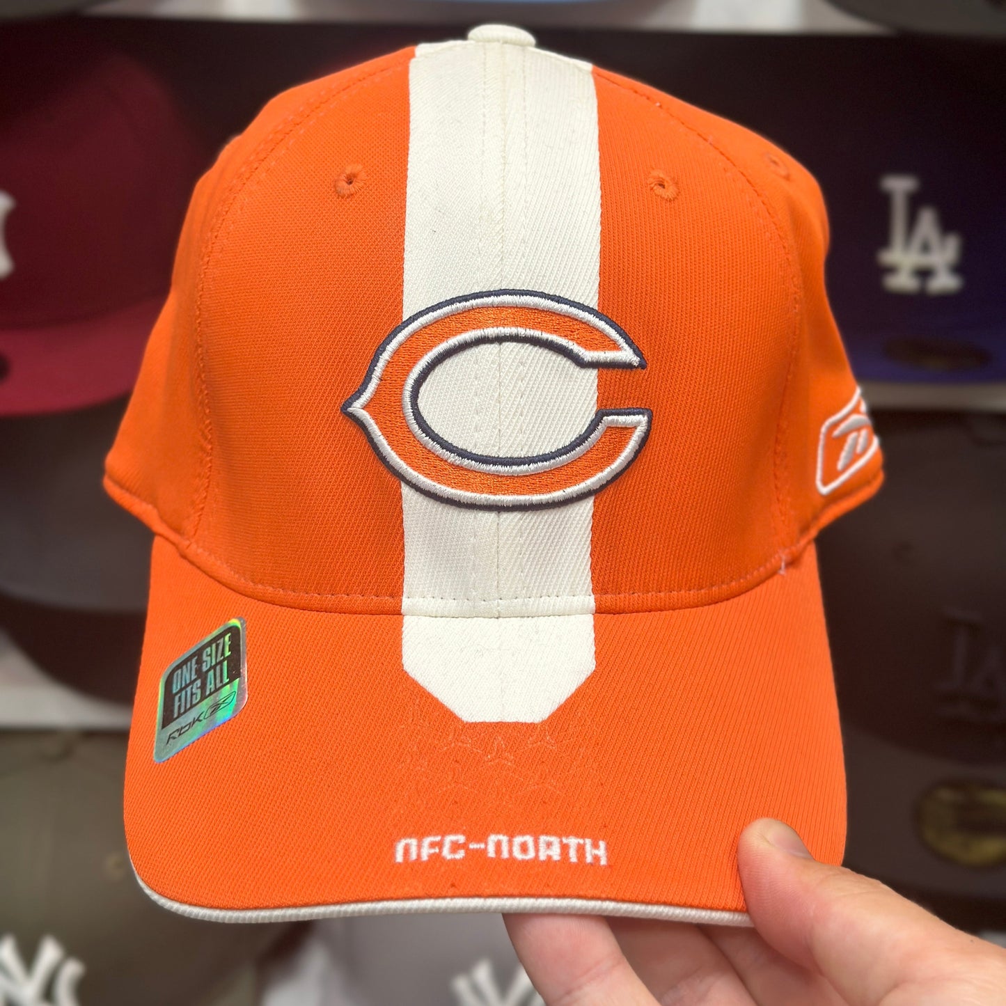 Chicago Bears NFL Adjustable Hat | Vintage Reebok Adjustable Cap | Orange