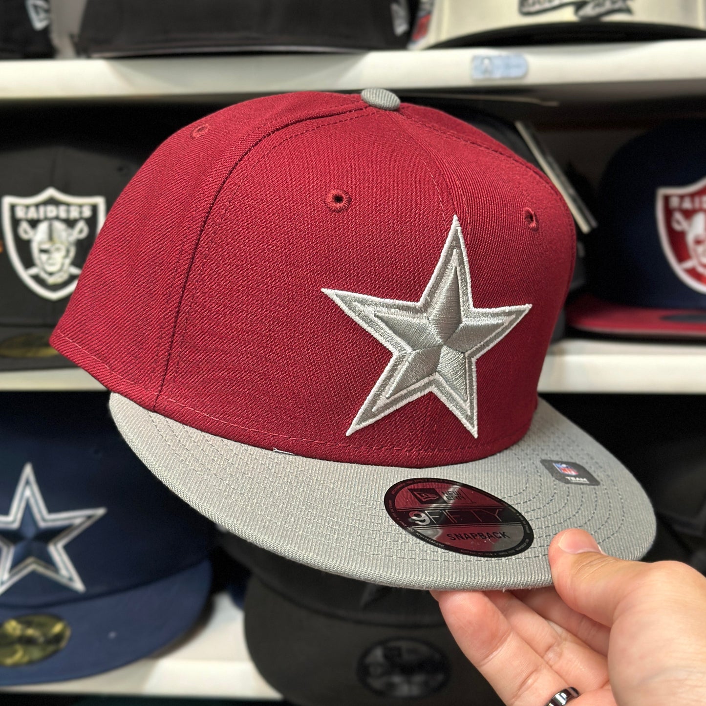 New Era Dallas Cowboys Maroon/Silver 9FIFTY Snapback