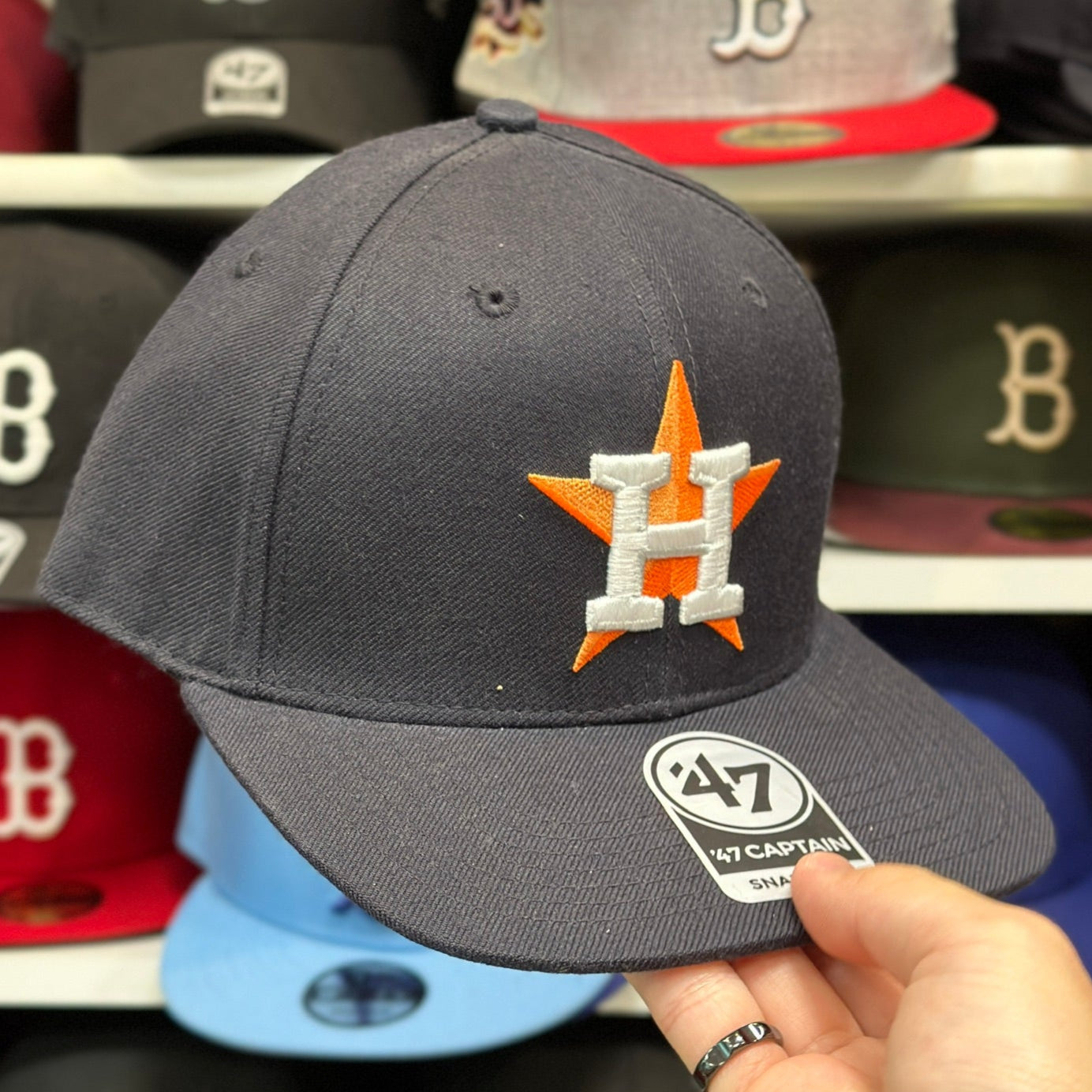 Houston Astros Navy Classic '47 Brand Snapback