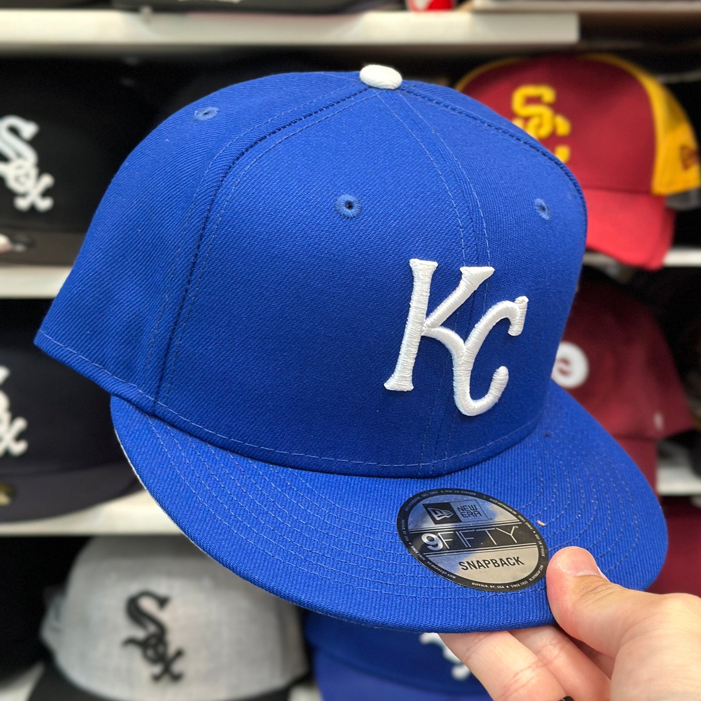 New Era 9FIFTY Kansas City Royals MLB Snapback Classic Adjustable Snap Blue