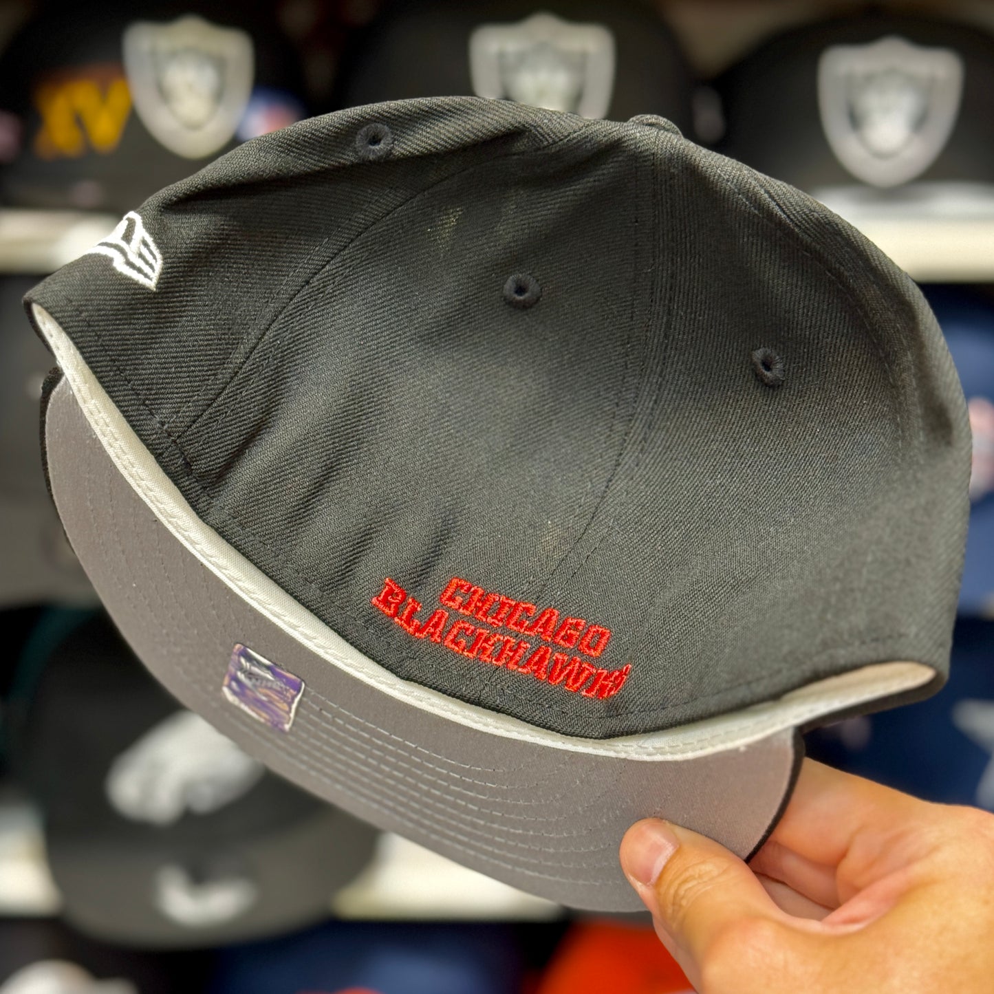 New Era Chiago Blackhawks 59FIFTY Fitted Hat | Black