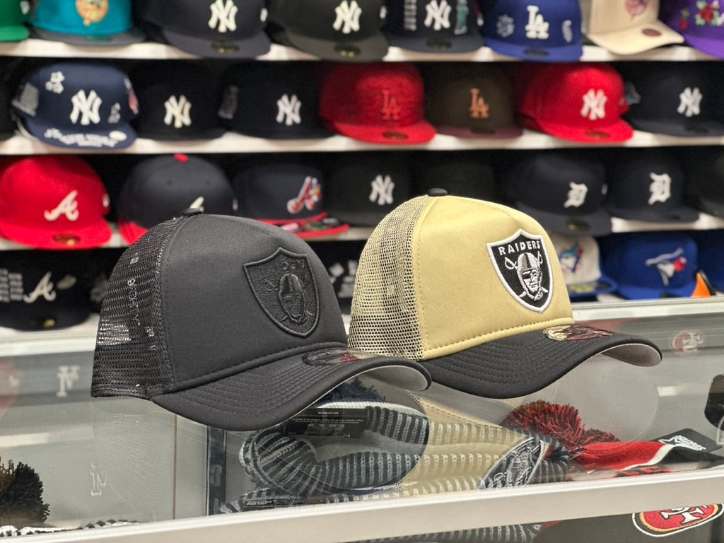 New Era Las Vegas Raiders Foam Trucker A-Frame 9FORTY Snapback | Color Options