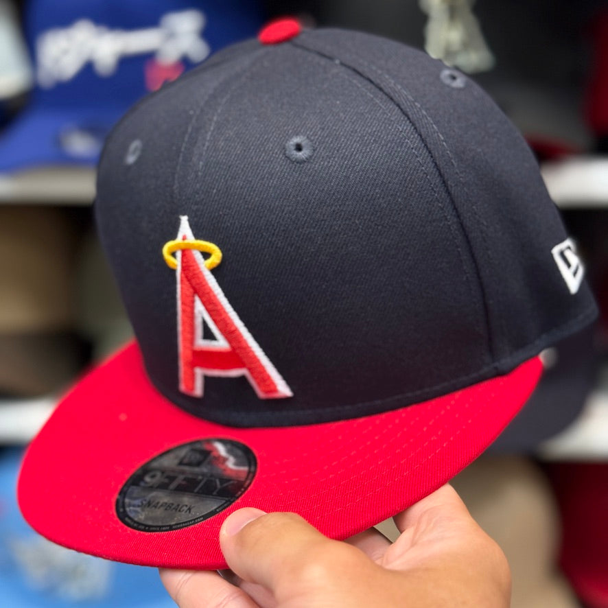New Era Los Angeles Angels 'Retro Logo' 9FIFTY Snapback Navy/Red