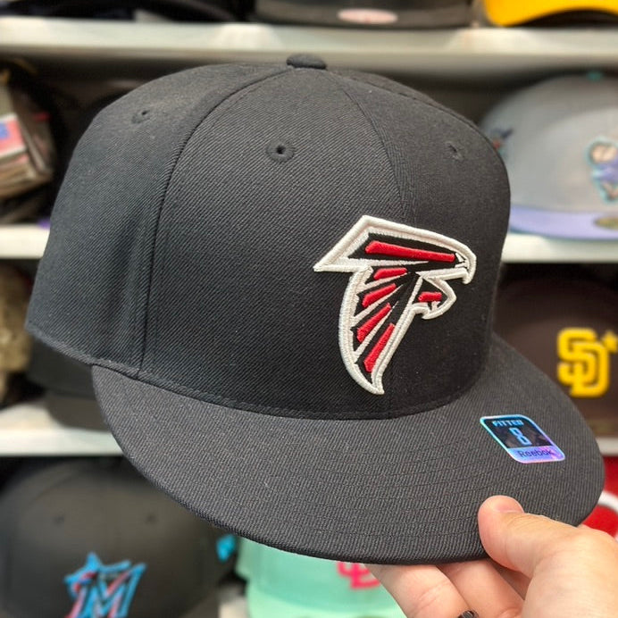 Reebok Vintage Atlanta Falcons Fitted Hat Black Size 8