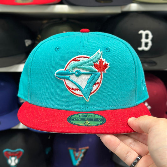 New Era Toronto Blue Jays 59FIFTY Fitted Hat |Teal/Red