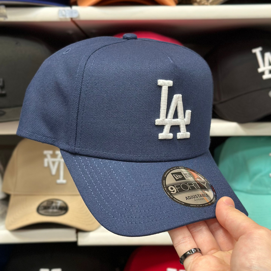 New Era Los Angeles Dodgers A-Frame Navy/White 9FORTY Snapback