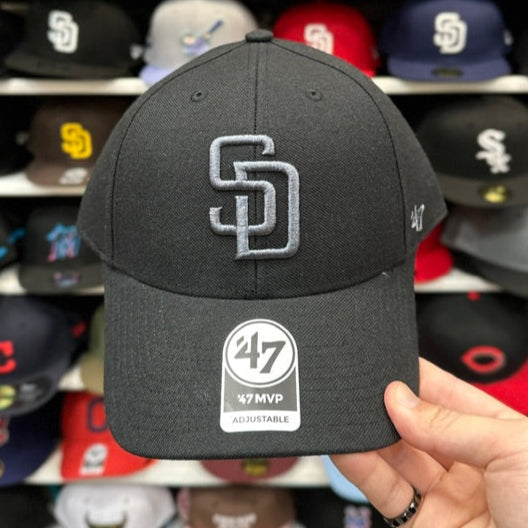 San Diego Padres Ball Cap '47 Brand Black