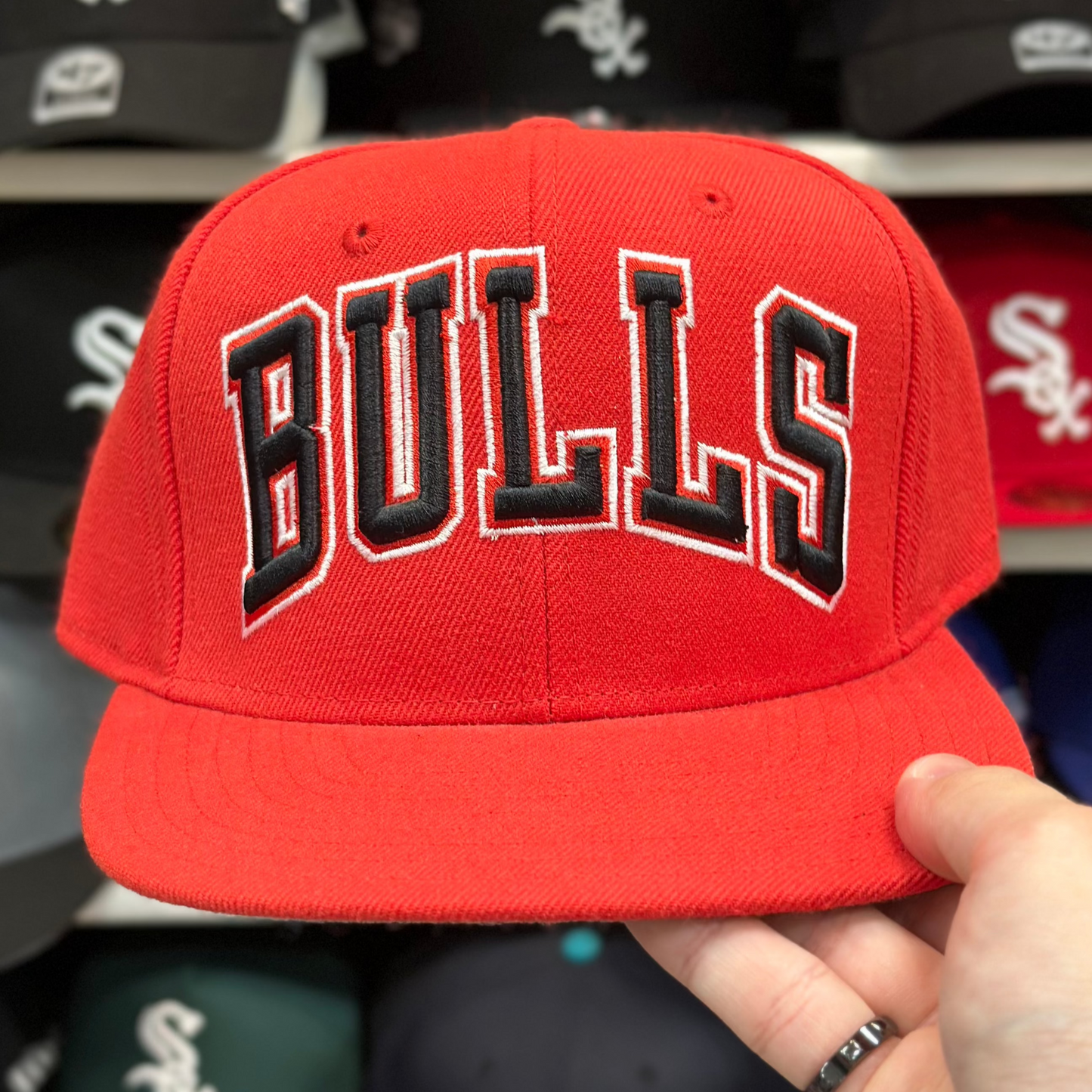 Chicago Bulls Vintage Adidas Snapback | Red