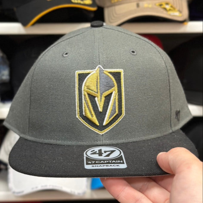 Las Vegas Golden Knights Gray/Black '47 Brand Snapback