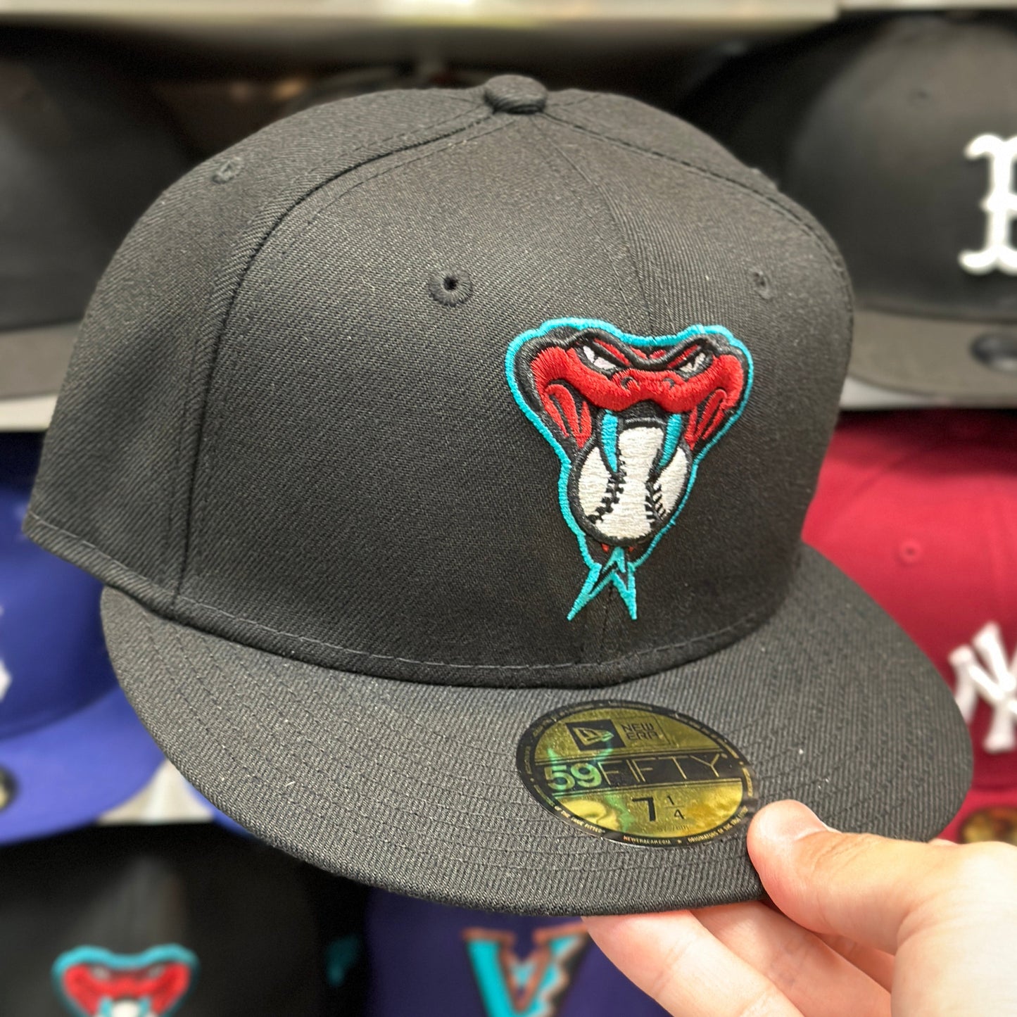 New Era 59FIFTY Arizona Diamondbacks MLB Fitted Cap Sized Cap Black