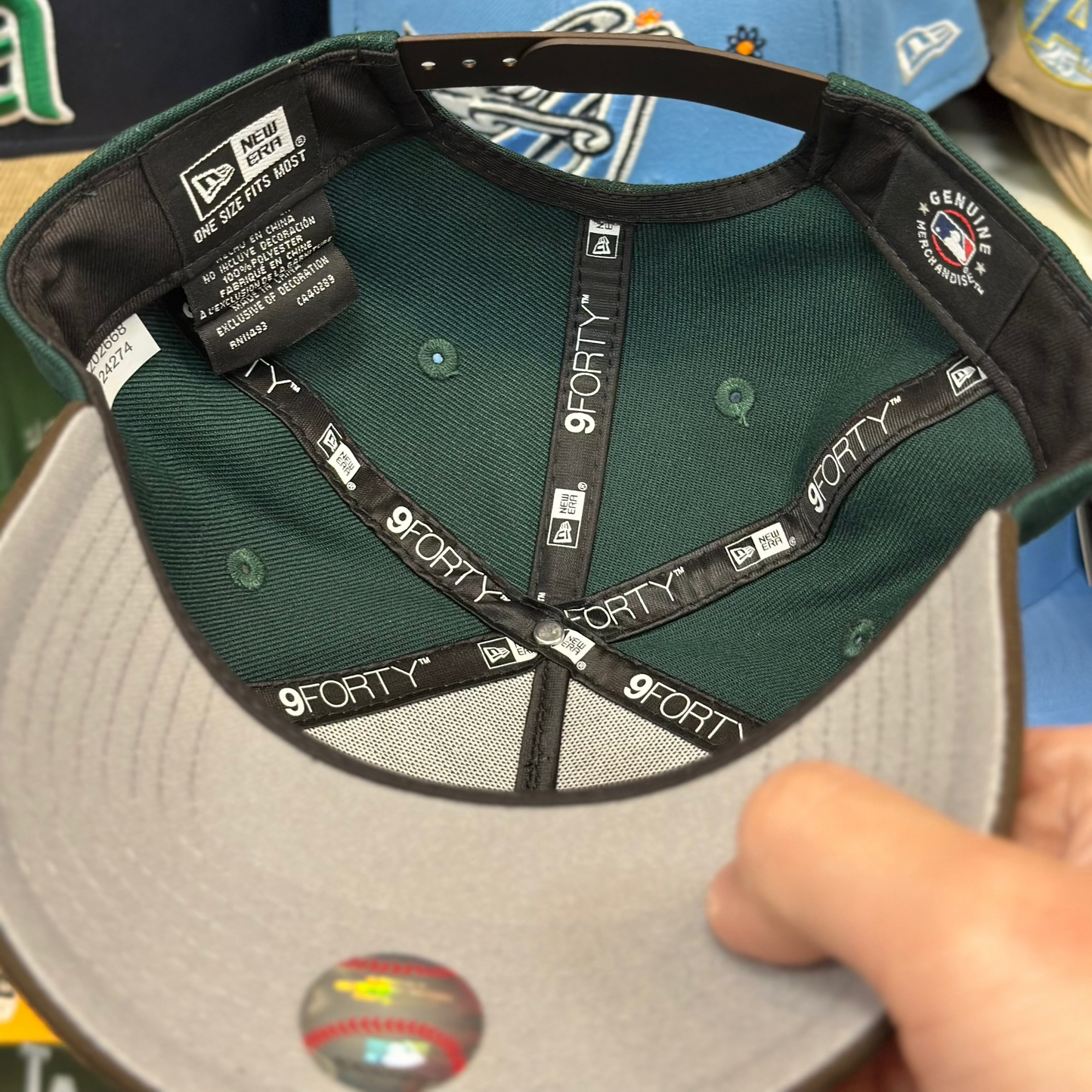 New Era Los Angeles Dodgers Two Tone A-Frame 9FORTY Snapback Green/Brown