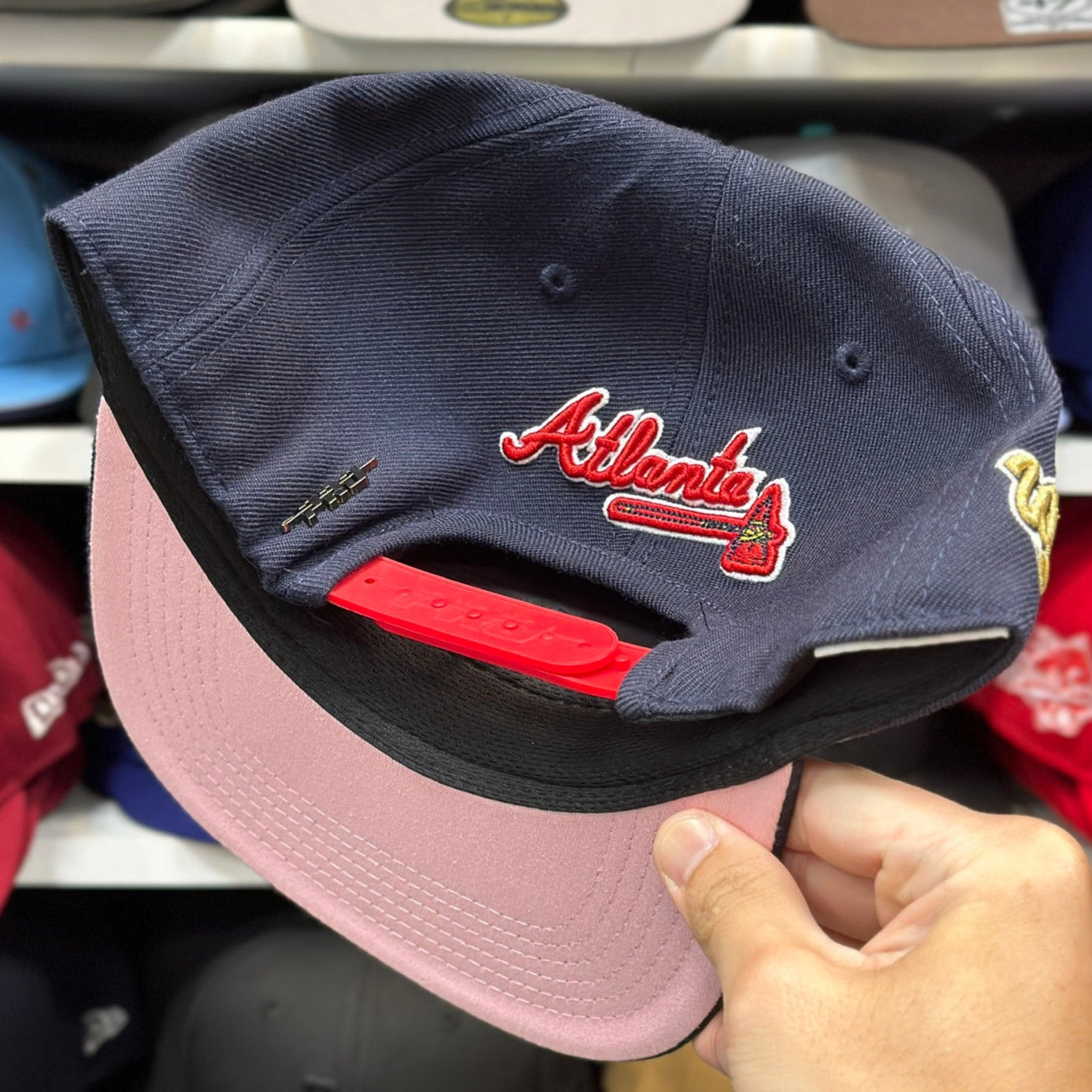 Atlanta Braves 'World Series' Pro Standard Patch Snapback Navy
