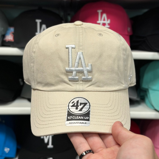 Los Angeles Dodgers Light Creme '47 Brand Dad Cap