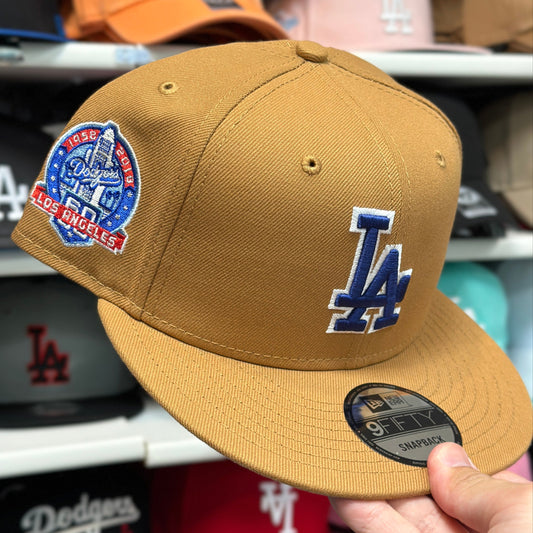 New Era Los Angeles Dodgers '60th Anniversary' Tan 9FIFTY Snapback