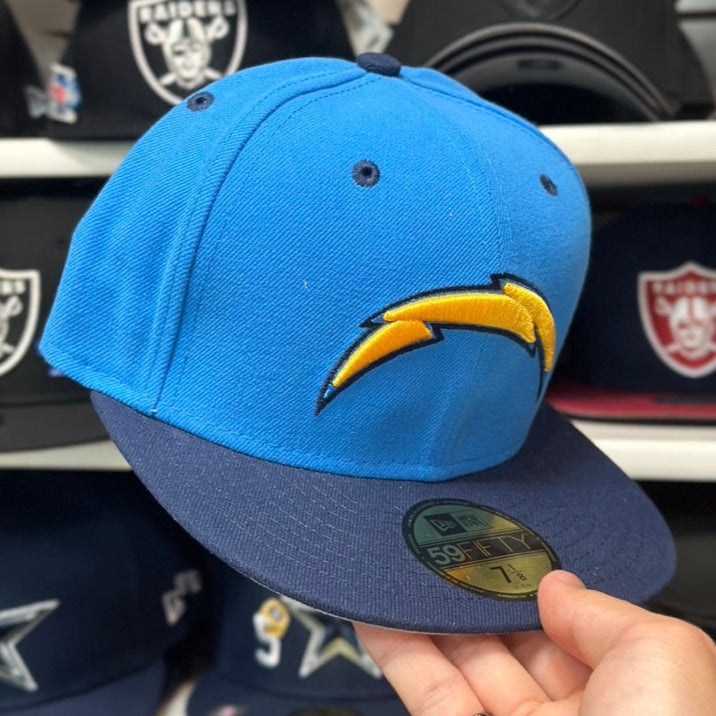 New Era 59FIFTY LA Chargers NFL Fitted Hat Sized Cap Blue/Navy