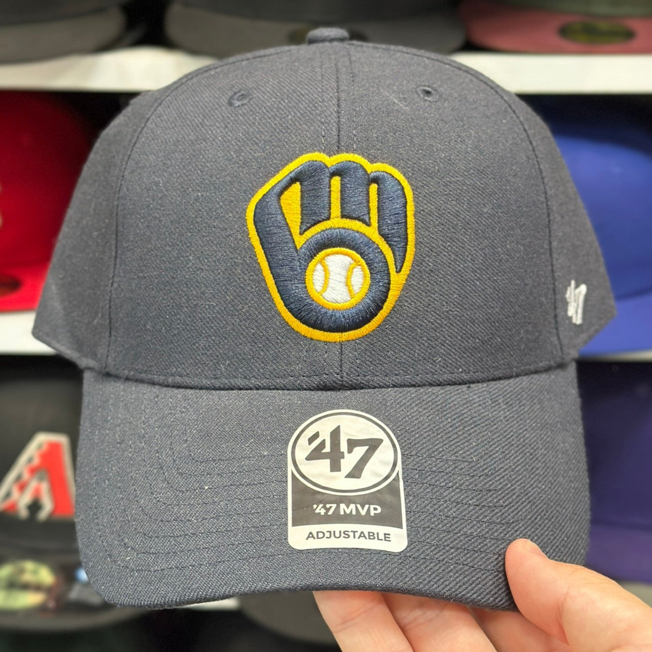 Milwaukee Brewers Ball Cap '47 Brand Color Options