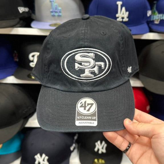 San Francisco 49ers Dad Cap | '47 Brand Clean Up Adjustable Curve Hat | Color Options