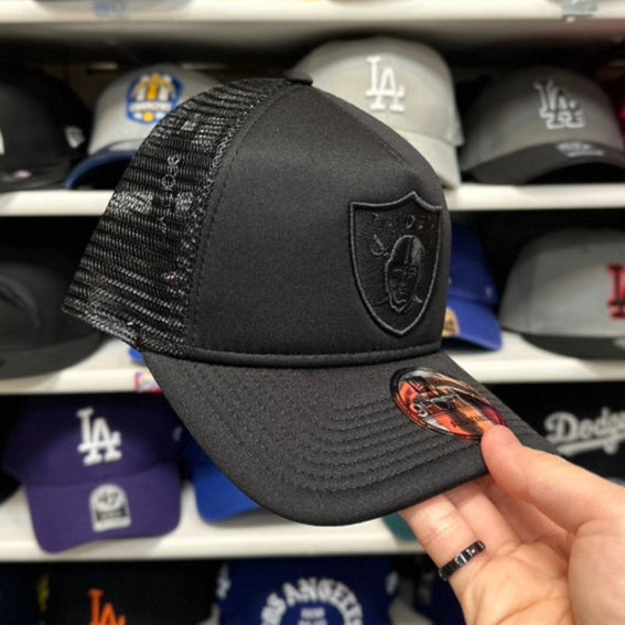 New Era Las Vegas Raiders Foam Trucker A-Frame 9FORTY Snapback | Color Options