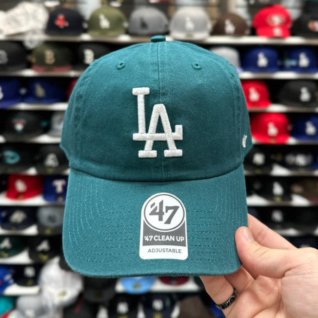 LA Dodgers MLB Dad Cap '47 Brand Clean Up Adjustable Curve Hat Color Options