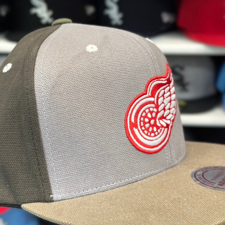 New Era 9FIFTY Detroit Red Wings NHL Snapback Vintage Adjustable Snap Tan/Beige