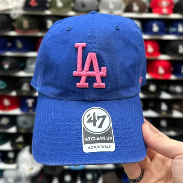 LA Dodgers MLB Dad Cap '47 Brand Clean Up Adjustable Curve Hat Color Options