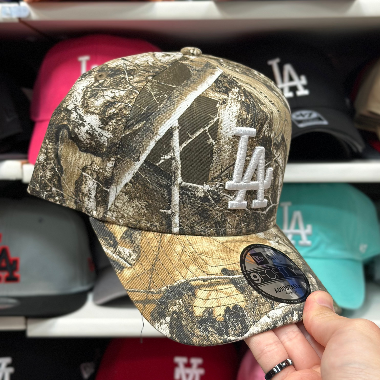 New Era Los Angeles Dodgers 'Realtree Edition' A-Frame Camouflage 9FORTY Snapback