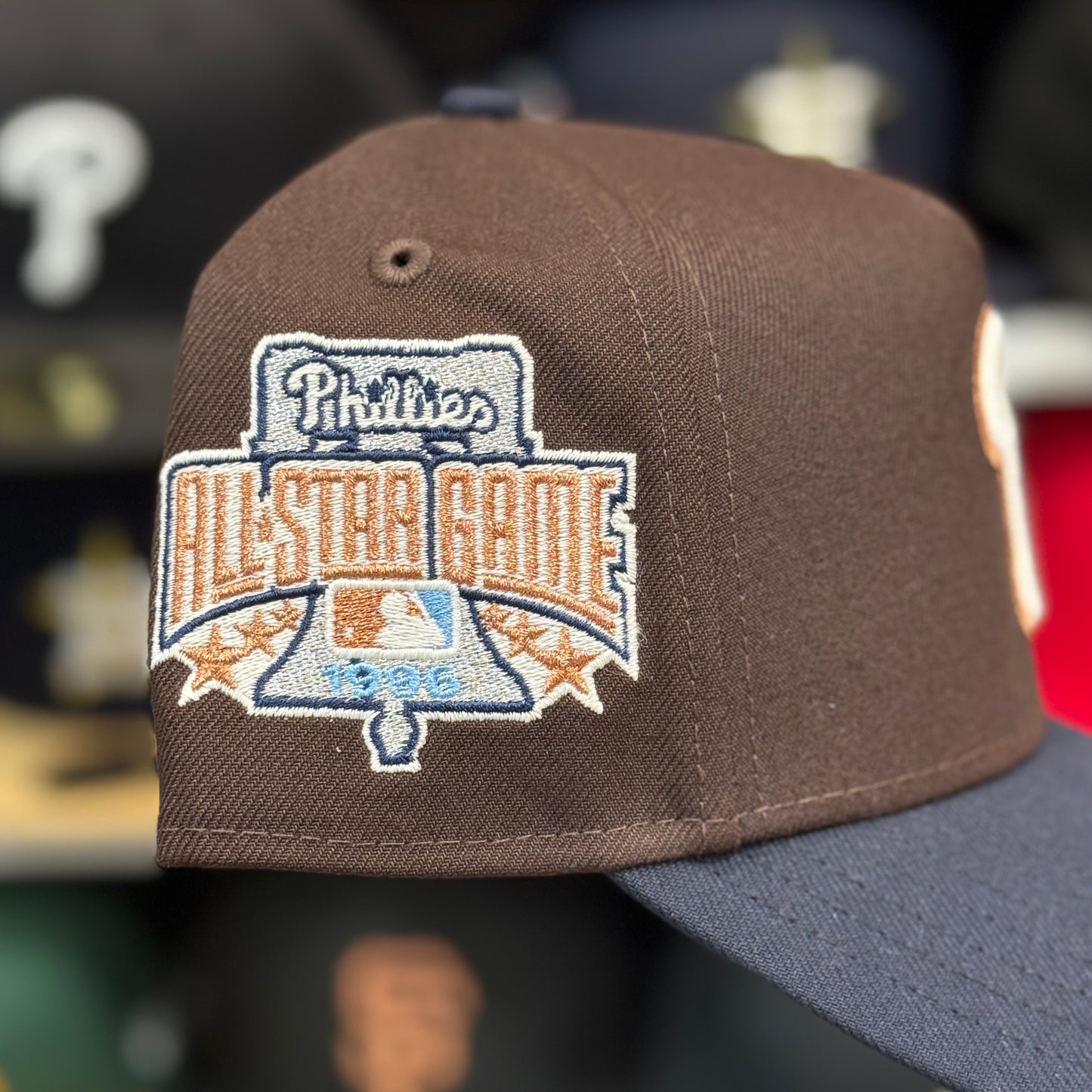 New Era Philadelphia Phillies 'All Star Game' A-Frame Brown/Navy 9FORTY Snapback