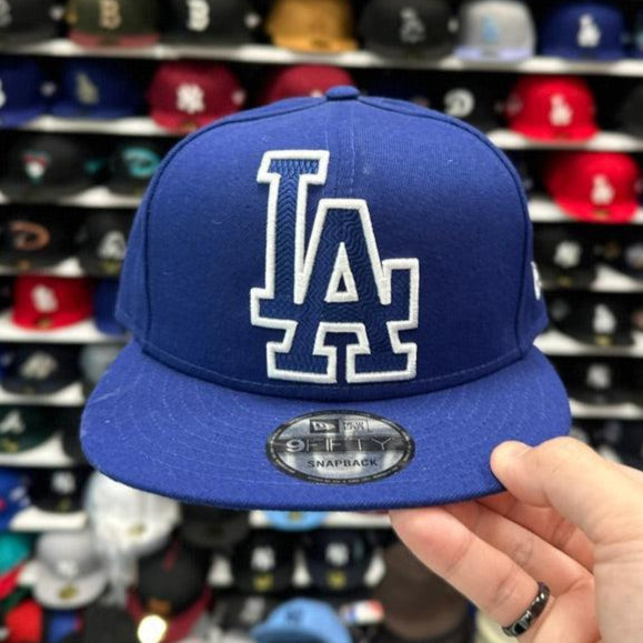 New Era Los Angeles Dodgers Large Logo 9FIFTY Snapback Blue