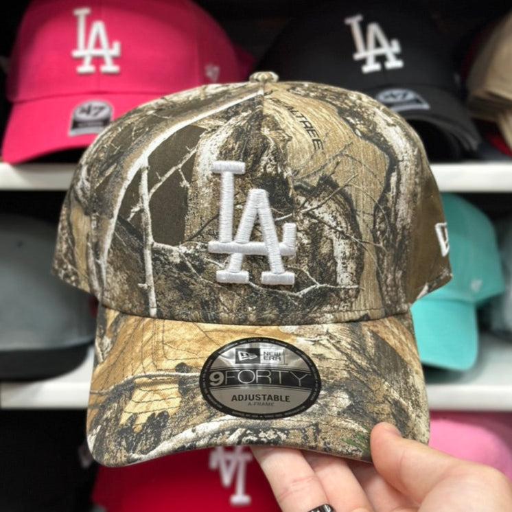 New Era Los Angeles Dodgers 'Realtree Edition' A-Frame Camouflage 9FORTY Snapback