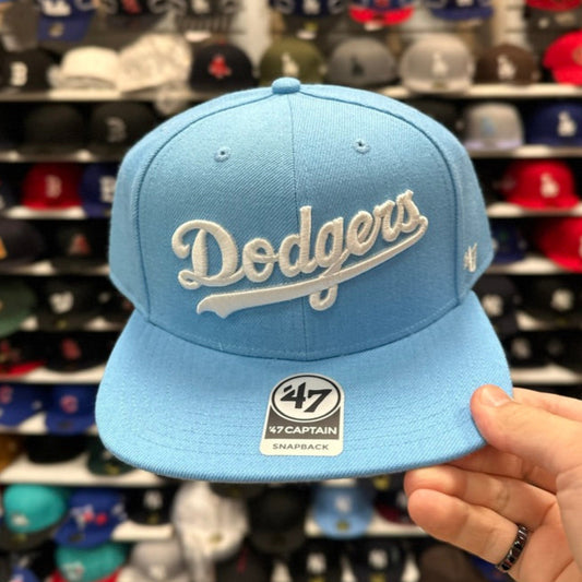 Los Angeles Dodgers Light Blue '47 Brand Snapback
