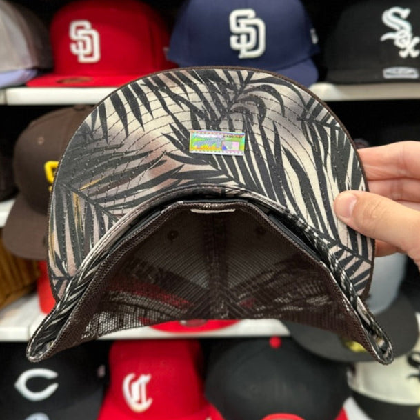 New Era 59FIFTY San Diego Padres MLB Star Patch Trucker Fitted Cap Brown
