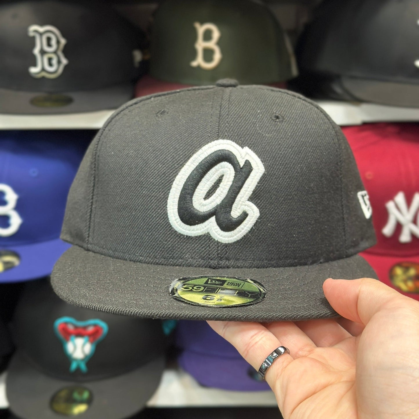 New Era 59FIFTY Atlanta Braves MLB Vintage Cap Fitted Cap Black