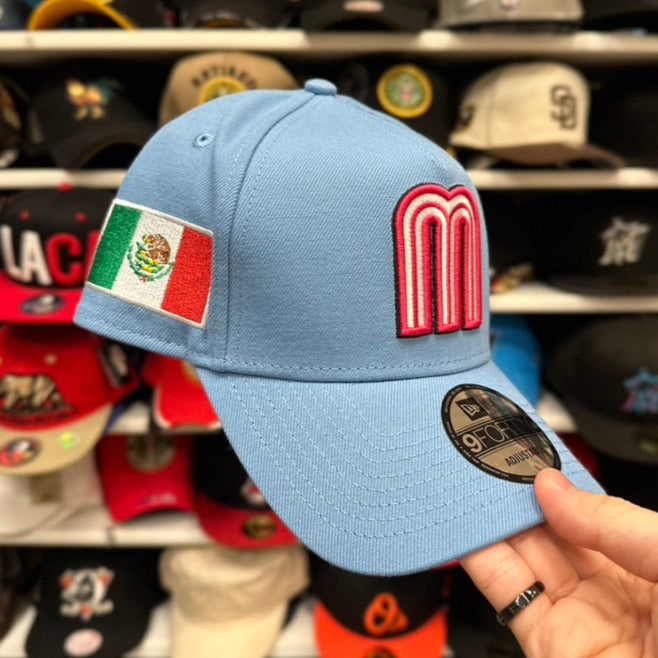 Mexico WBC World Baseball Classic | New Era 9FIFTY A-Frame Snapback | Light Blue
