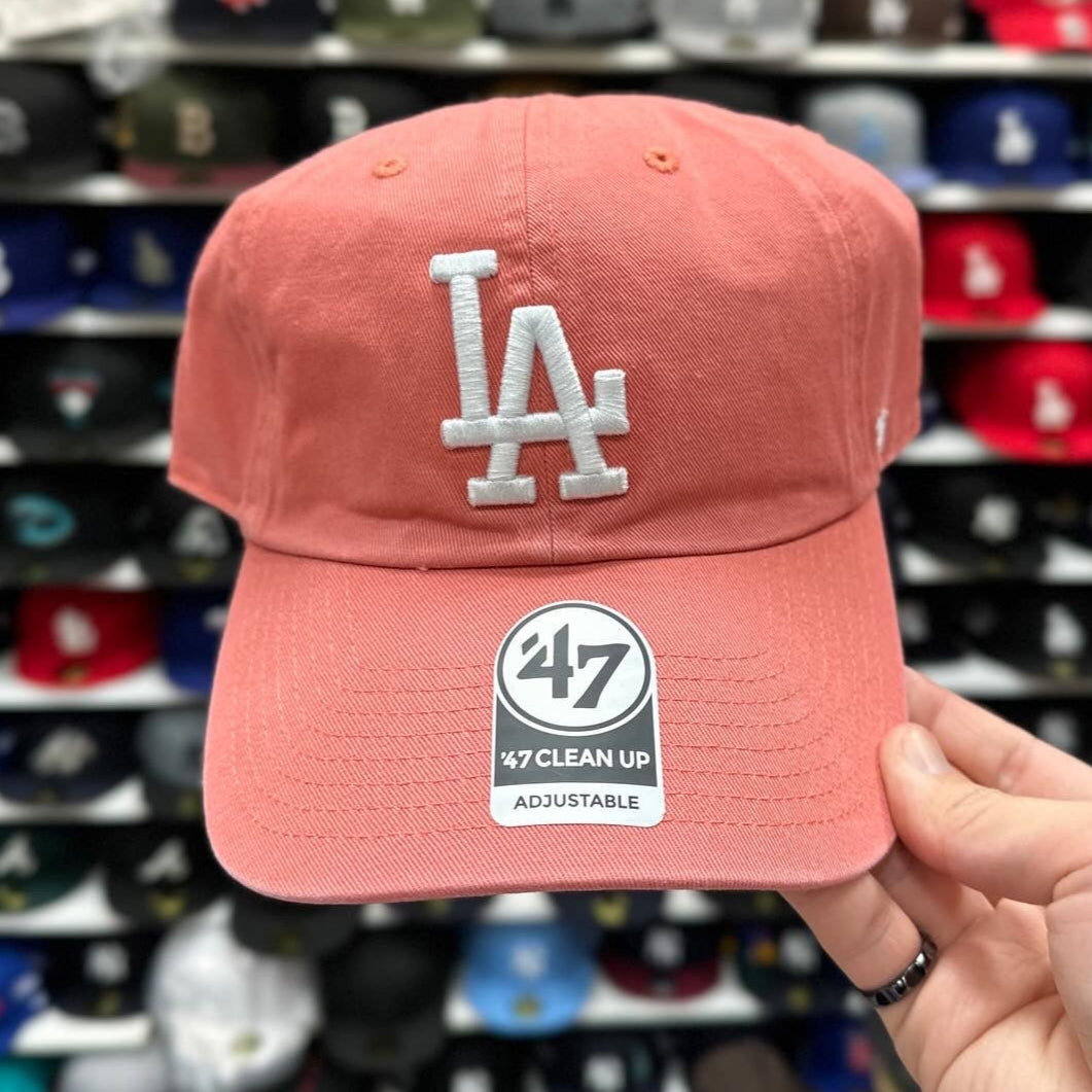 LA Dodgers MLB Dad Cap '47 Brand Clean Up Adjustable Curve Hat Color Options