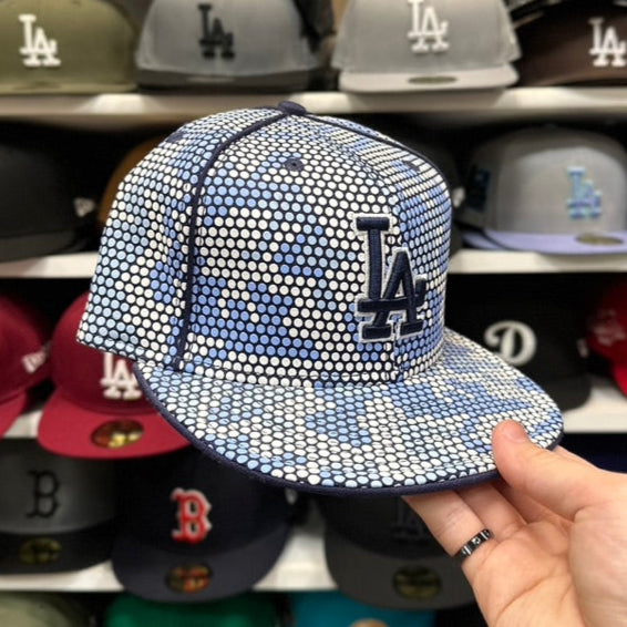 New Era 59FIFTY LA Dodgers MLB Vintage Digital Blue Fitted Blue